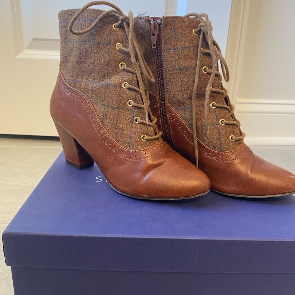 But Another Innocent Tale Lace Up boots